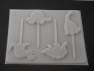 605 Dinosaur Chocolate or Hard Candy Lollipop Mold